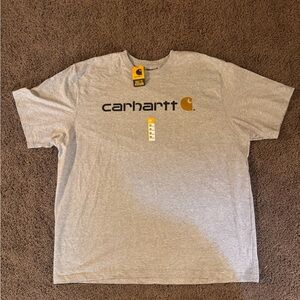 NWT Carhartt Men’s 2xl Short Sleeve Loose Fit Gray T-Shirt